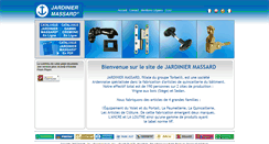 Desktop Screenshot of jardiniermassard.fr